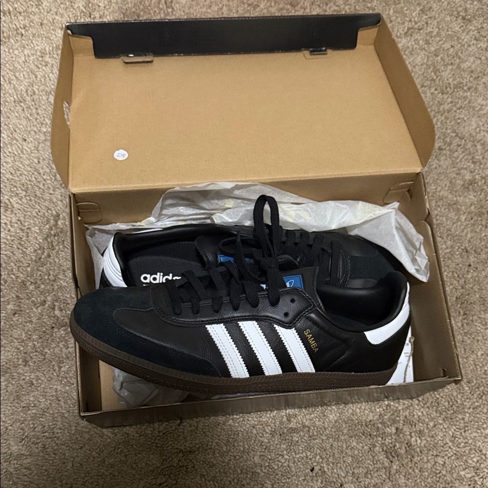 Adidas Samba Black White Sneakers